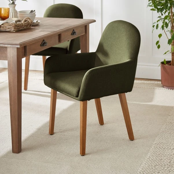 Agnes Carver Dining Chair, Fabric 1 Agnes Carver Dining Chair, Fabric
