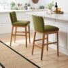 Delilah Bar Stool, Velvet