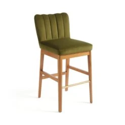 Delilah Bar Stool, Velvet -Furniture Store 30891295 alt04