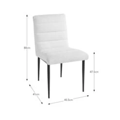 Maddison Dining Chair, Boucle -Furniture Store 30891299 alt09