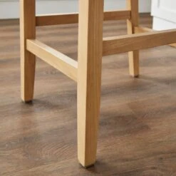 Oakley Counter Height Bar Stool, Grey Fabric -Furniture Store 30891495 alt02