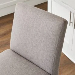 Oakley Counter Height Bar Stool, Grey Fabric -Furniture Store 30891495 alt03