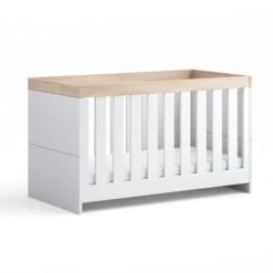 Little Acorns Burlington Cot Bed And 3 Drawer Chest Nursery Set -Furniture Store 30892463 alt02