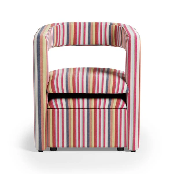 Tallie Woven Multi Stripe Occasional Chair 7 Tallie Woven Multi Stripe Occasional Chair - Image 7