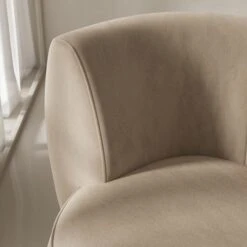 Lozenge Velvet Swivel Occasional Chair -Furniture Store 30892653 alt03