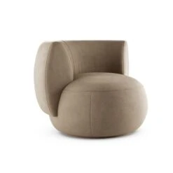 Lozenge Velvet Swivel Occasional Chair -Furniture Store 30892653 alt06