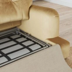 Martha Vintage Velvet 2 Seater Sofa Bed -Furniture Store 30892938 alt03