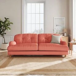 Martha Matte Plush Velvet 4 Seater Sofa 38 Martha Matte Plush Velvet 4 Seater Sofa -Furniture Store 30892953