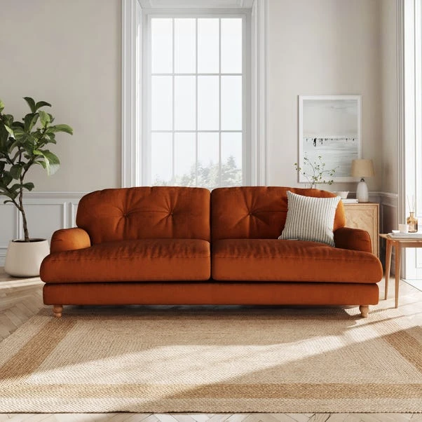 Martha Matte Plush Velvet 4 Seater Sofa 1 Martha Matte Plush Velvet 4 Seater Sofa