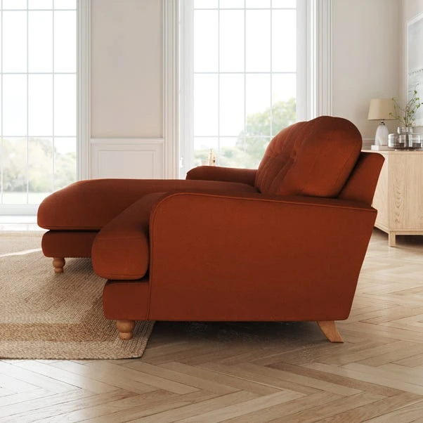 Martha Matte Plush Velvet Corner Chaise Sofa 11 Martha Matte Plush Velvet Corner Chaise Sofa - Image 11