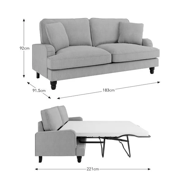 Beatrice Tonal Chenille Sofa Bed 19 Beatrice Tonal Chenille Sofa Bed - Image 19