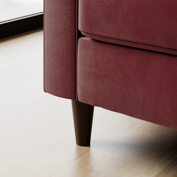 Zoe Velvet 3 Seater Sofa 5 Zoe Velvet 3 Seater Sofa - Image 5