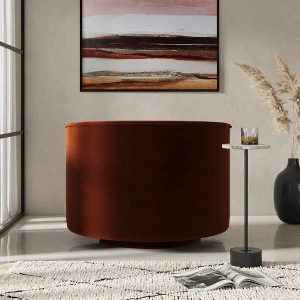 Elena Buttoned Swivel Chair 11 Elena Buttoned Swivel Chair - Image 11