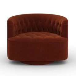 Elena Buttoned Swivel Chair 33 Elena Buttoned Swivel Chair -Furniture Store 30893228 alt06