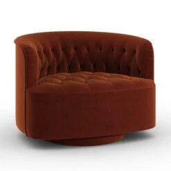 Elena Buttoned Swivel Chair 34 Elena Buttoned Swivel Chair -Furniture Store 30893228 alt07