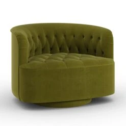 Elena Buttoned Swivel Chair 25 Elena Buttoned Swivel Chair -Furniture Store 30893229 alt07