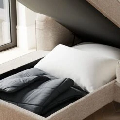 Beatrice Textured Weave Corner Storage Sofa Bed -Furniture Store 30893236 alt02