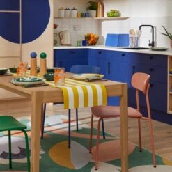 Elements Holmes 6 Seater Rectangular Dining Table, Modern Oak -Furniture Store 30893316 alt05