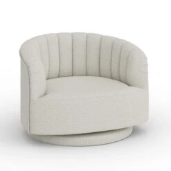 Elena Scalloped Swivel Chair -Furniture Store 30893331 alt07