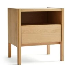Elements Holmes Compact Bedside Table, Oak -Furniture Store 30893708 alt05