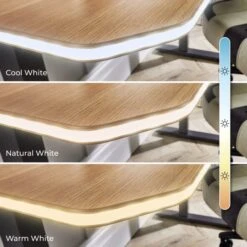 XR Living Oka Office Desk With LED Lights And Wireless Charging -Furniture Store 30895059 alt04