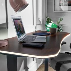 XR Living Oka Office Desk With LED Lights And Wireless Charging -Furniture Store 30895060 alt02