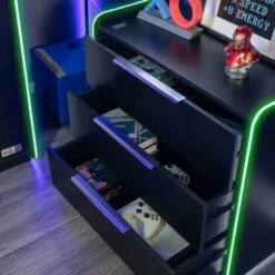 X Rocker Electra Chest Of 3 Drawers With LED Lights -Furniture Store 30895064 alt02