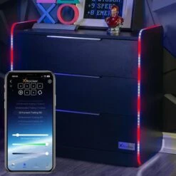 X Rocker Electra Chest Of 3 Drawers With LED Lights -Furniture Store 30895064 alt03