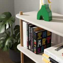 Elements Miller Low Bookcase, Stone -Furniture Store 30895134 alt03