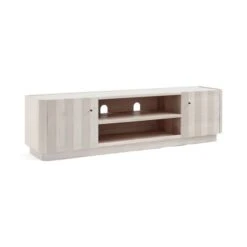 Willa Extra Wide TV Unit For TVs Up To 80", Mango Wood -Furniture Store 30896116 alt05