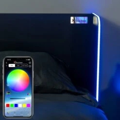 X Rocker Electra Gaming Bed Frame With Underbed Storage Drawers And LED Lights -Furniture Store 30897198 alt01