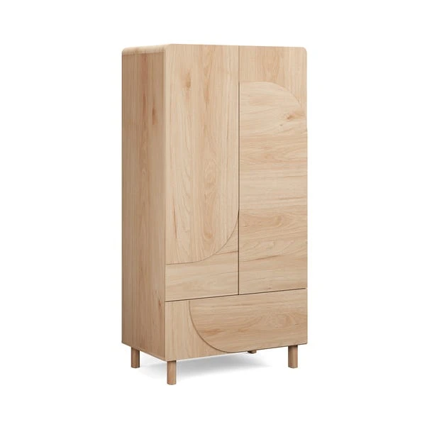 Aldo Double Wardrobe, Light Oak 5 Aldo Double Wardrobe, Light Oak - Image 5