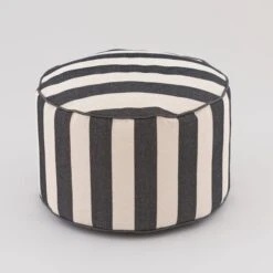 Beatrice Stripe Pouffe -Furniture Store 30897898 alt01