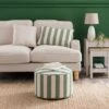 Beatrice Stripe Pouffe