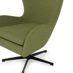 Kuvert Soft Marl Swivel Chair, Moss -Furniture Store 30899582 alt06