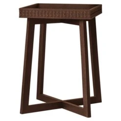 Baytown Retreat Bedside Table, Dark Wood -Furniture Store 30899774 alt02