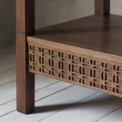 Baytown Retreat Open Wardrobe, Dark Wood -Furniture Store 30899778 alt02