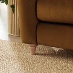 Hattie Matte Plush Velvet Corner Chaise Sofa -Furniture Store 30901830 alt04