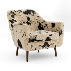 Eddie Cow Accent Chair -Furniture Store 30902103 alt05