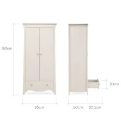 CuddleCo Clara 2 Door Wardrobe -Furniture Store 30902129 alt09
