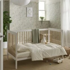 CuddleCo Nola Cot Bed, Painted Pine -Furniture Store 30902135 alt02