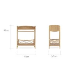 CuddleCo Aria Wave Rattan Changer With Hanging Rail -Furniture Store 30902138 alt09