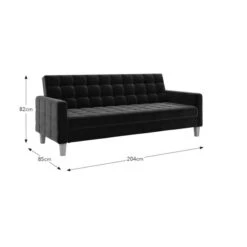 Harlow Velvet Storage Double Sofa Bed -Furniture Store 30903542 alt09