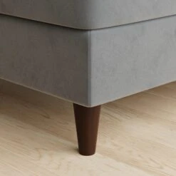 Zoe Square Velvet Footstool With Storage -Furniture Store 30904057 alt04