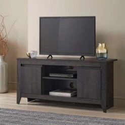 Harlow TV Cabinet For TVs Up To 50", Black