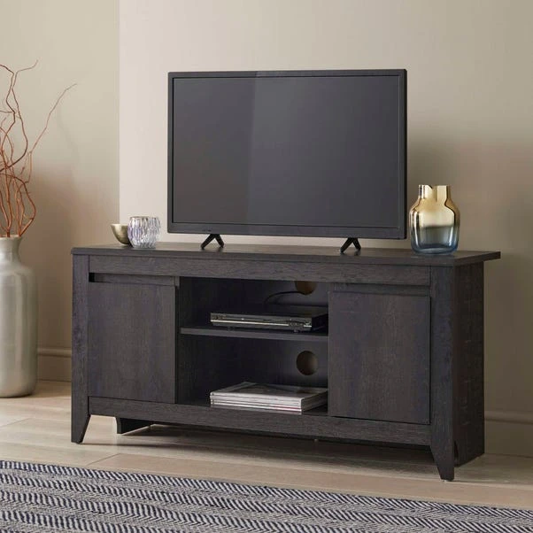 Harlow TV Cabinet For TVs Up To 50", Black 1 Harlow TV Cabinet For TVs Up To 50", Black