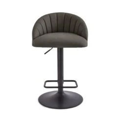 Lowen Adjustable Bar Stool, Faux Leather -Furniture Store 30907959 alt04