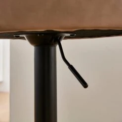 Lowen Adjustable Bar Stool, Faux Leather -Furniture Store 30907960 alt03