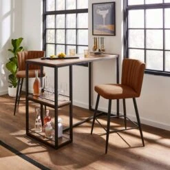 Taylor Counter Height Bar Stool, Faux Leather -Furniture Store 30908082