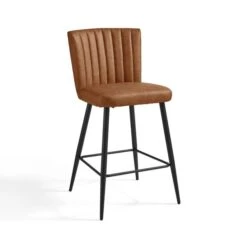 Taylor Counter Height Bar Stool, Faux Leather -Furniture Store 30908082 alt04
